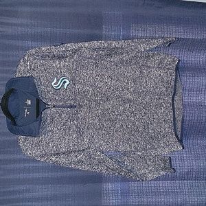 Quarter Zip Seattle Kraken Sweater
